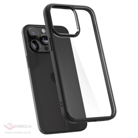 Etui Spigen Ultra Hybrid na iPhone 15 Pro - czarny mat