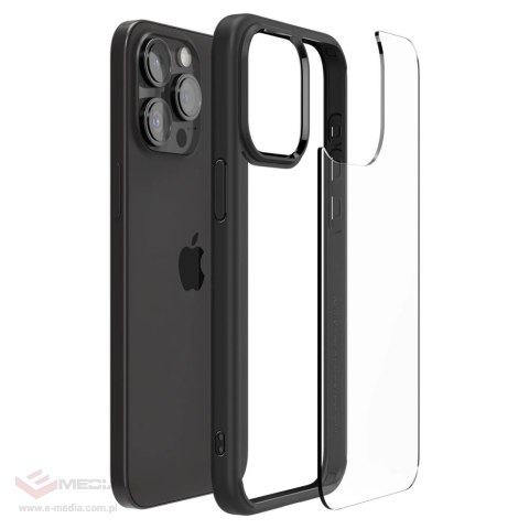 Etui Spigen Ultra Hybrid na iPhone 15 Pro - czarny mat