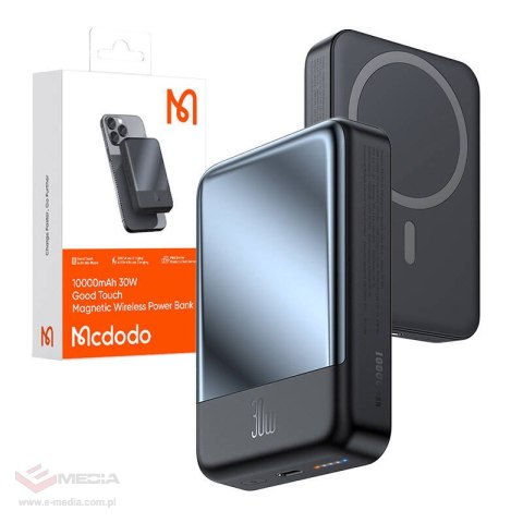 Power Bank Magnetyczny Mcdodo MC-5931 10000mAh, 30W (czarny)