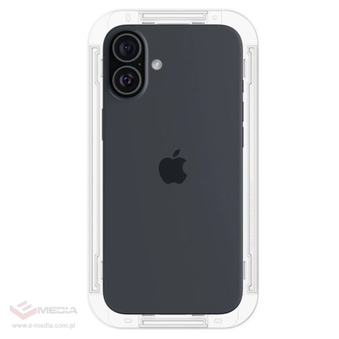 Szkło hartowane Spigen Glas.tR EzFit prywatyzujące na iPhone 15 / 16 z adapterem (2 szt.)