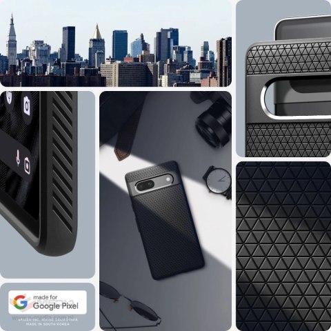 Etui Spigen Liquid Air na Google Pixel 7A - czarny mat