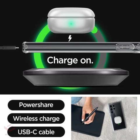 Etui Spigen Ultra Hybrid na Samsung Galaxy S24 Ultra - przezroczyste