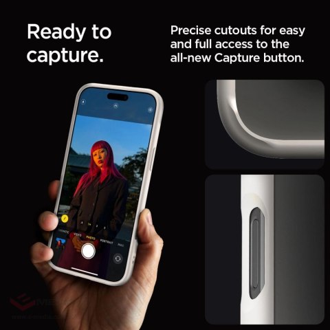 Etui Spigen Ultra Hybrid na iPhone 16 Pro Max - tytanowe