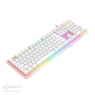 Klawiatura Gamingowa Havit KB876L RGB (biała)