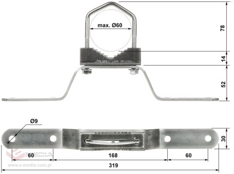 OBEJMA MUROWA OMM-60W6