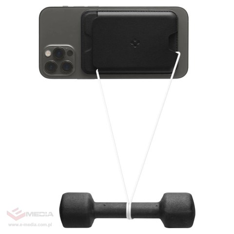 Portfel magnetyczny Spigen Valentinus z MagSafe - czarne