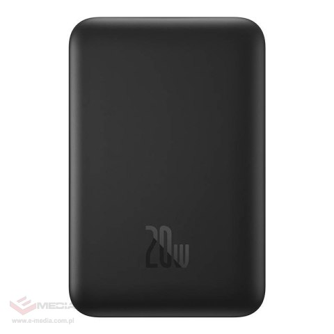 Powerbank magnetyczny Baseus Magnetic Mini 10000mAh, USB-C 20W MagSafe (czarny)