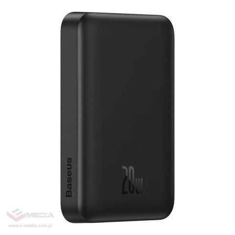 Powerbank magnetyczny Baseus Magnetic Mini 10000mAh, USB-C 20W MagSafe (czarny)