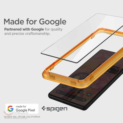 Szkło hartowane Spigen ALM Glas.tR Slim na Google Pixel 7 - 2 szt.