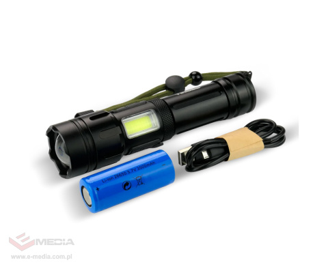 Tiross TS-1887 Rechargeable LED Flashlight