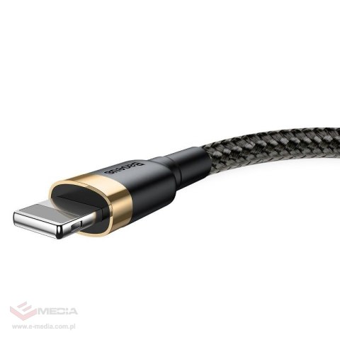 Kabel BASEUS Cafule USB-A-Lightning 2m (złoto-czarny)