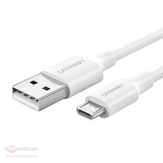 Kabel USB do Micro USB UGREEN US289 QC 3.0 2.4A 2m (biały)
