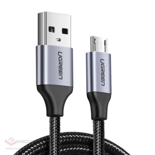Kabel USB do Micro USB UGREEN US290 QC 3.0 2.4A 2m (czarny)