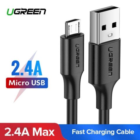 Kabel USB do Micro USB UGREEN	US289 QC 3.0 2.4A 0.50m (biały)