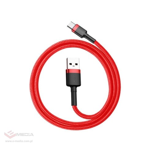 Kabel USB do USB-C Baseus Cafule 2A 2m (czerwony)