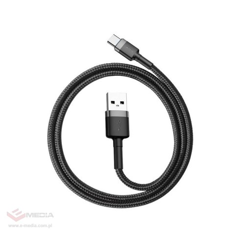 Kabel BASEUS Cafule USB-A-USB-C 2m (szaro-czarny)