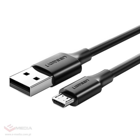 Kabel micro USB UGREEN 	US289 QC 3.0 2.4A 1.5m (czarny)