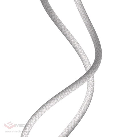 Kabel USB-C do Lightning Baseus High Density Braided, 20W, 5A, PD, 1m (biały)