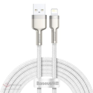 Kabel USB do Lightning Baseus Cafule, 2.4A, 2m (biały)