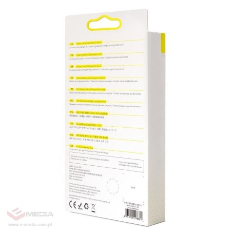 Kabel USB do Micro USB Baseus Cafule 2A 3m (czarno-czerwony)