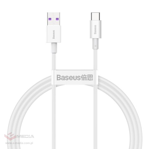 Kabel USB do USB-C Baseus Superior Series, 66W, 1m (biały)