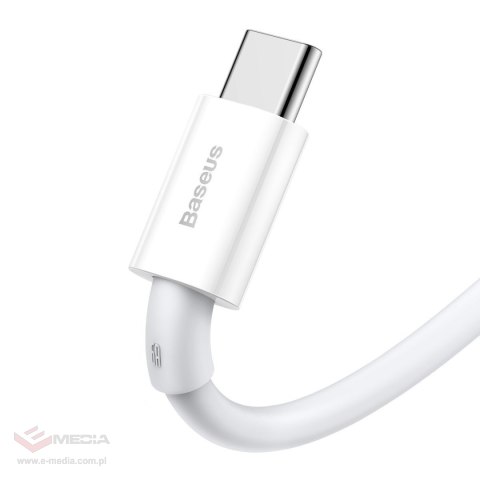 Kabel USB do USB-C Baseus Superior Series, 66W, 1m (biały)