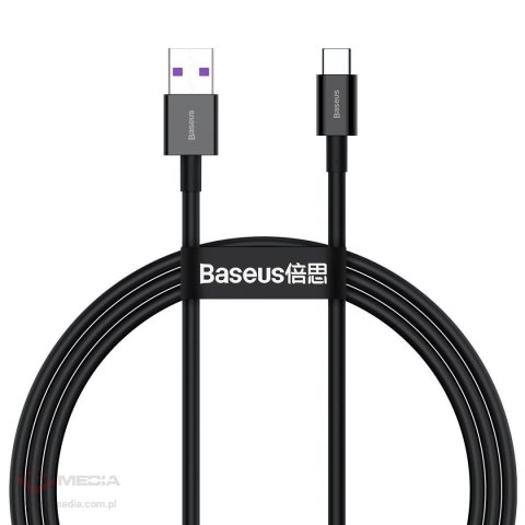 Kabel USB do USB-C Baseus Superior Series, 66W, 1m (czarny)