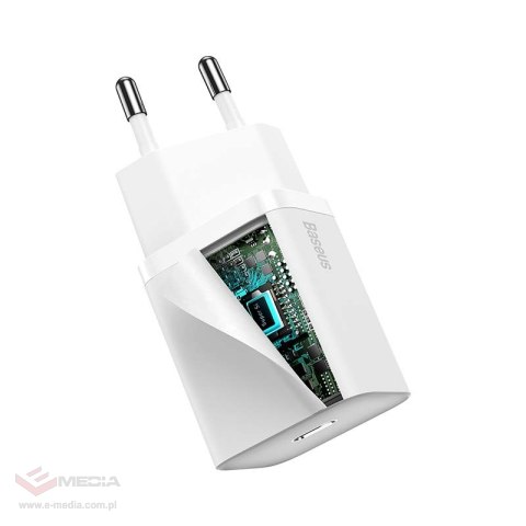 Ładowarka sieciowa Baseus Super Si Quick Charger 1C 20W (biała)