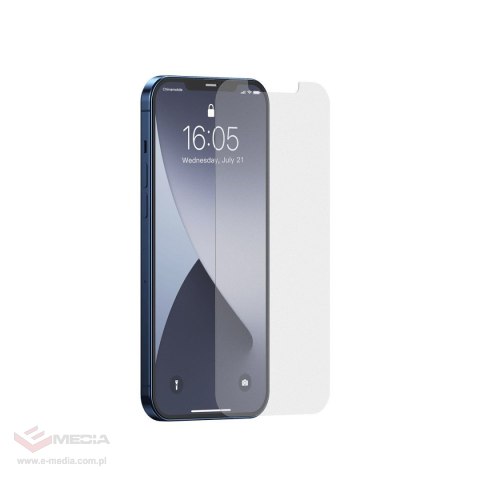 Szkło hartowane 0.3mm Baseus do iPhone 12 / 12 Pro - 2020 (2szt.)