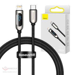 Kabel USB-C do Lightning Baseus Display, PD, 20W, 1m (czarny)