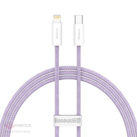 Kabel USB-C do Lightning Baseus Dynamic Series, 20W, 1m (fioletowy)