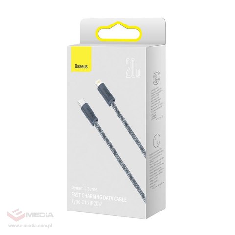 Kabel USB-C do Lightning Baseus Dynamic Series, 20W, 1m (szary)