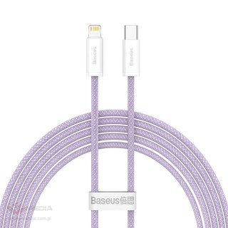 Kabel USB-C do Lightning Baseus Dynamic Series, 20W, 2m (fioletowy)