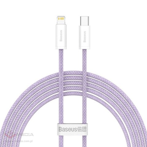 Kabel USB-C do Lightning Baseus Dynamic Series, 20W, 2m (fioletowy)