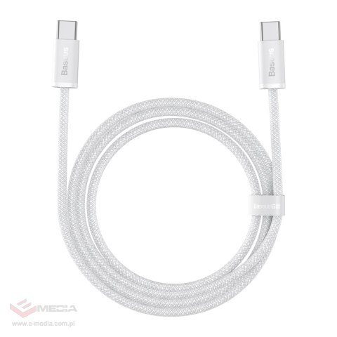Kabel USB-C do USB-C Baseus Dynamic, 100W, 1m (biały)
