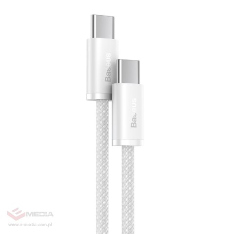 Kabel USB-C do USB-C Baseus Dynamic, 100W, 1m (biały)