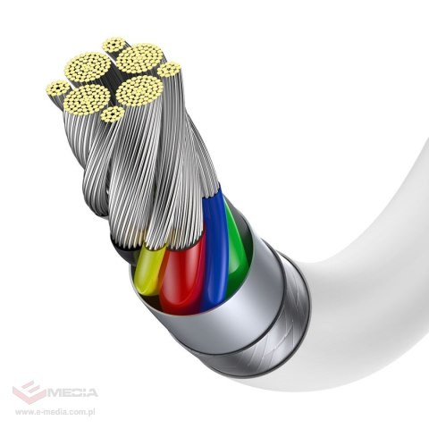 Kabel USB-C do USB-C Baseus Superior Series, 100W, 1m (biały)