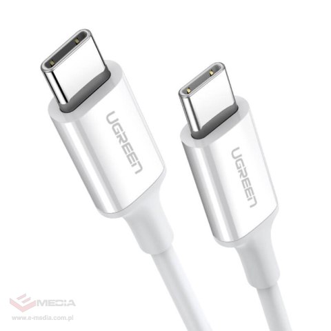 Kabel USB-C do USB-C UGREEN US264, 60W, 2m (biały)