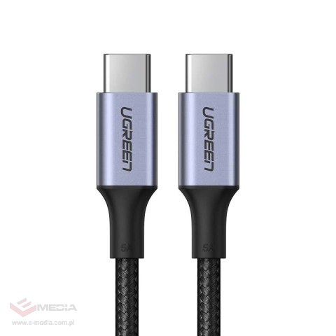 Kabel USB-C do USB-C UGREEN US316, 100W, 2m (czarny)