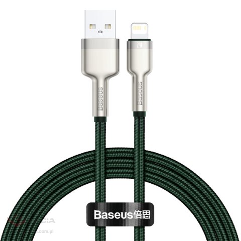 Kabel BASEUS Cafule USB-A-Lightning 1m (zielony)