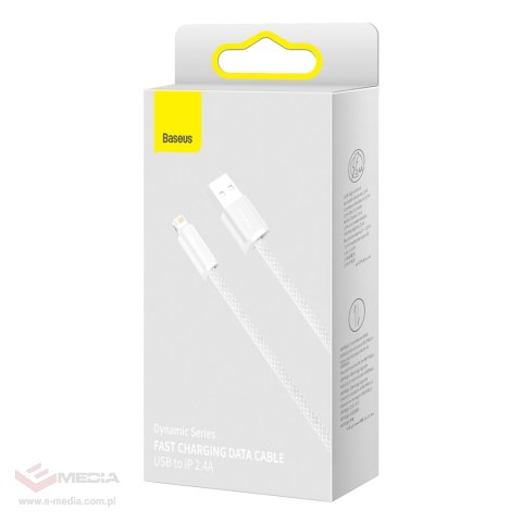 Kabel USB do Lightning Baseus Dynamic, 2.4A, 2m (biały)