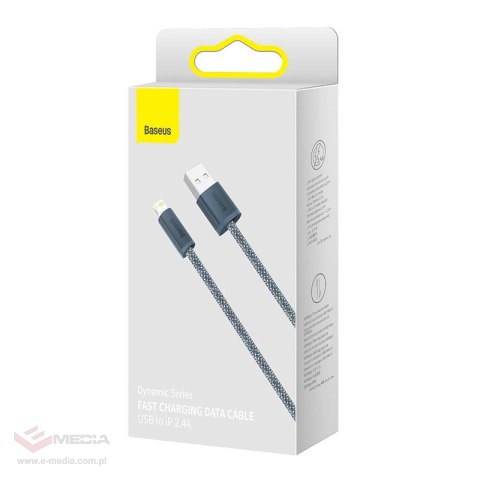 Kabel USB do Lightning Baseus Dynamic Series, 2.4A, 1m (szary)