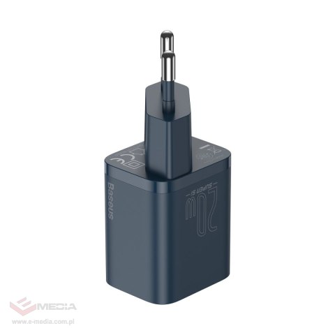 Ładowarka sieciowa Baseus Super Si Quick Charger 1C 20W z przewodem USB-C do Lightning 1m (niebieska)