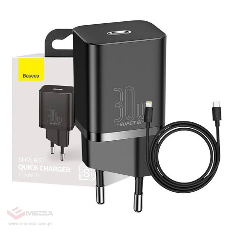 Ładowarka sieciowa Baseus Super Si Quick Charger 1C 30W (czarna)