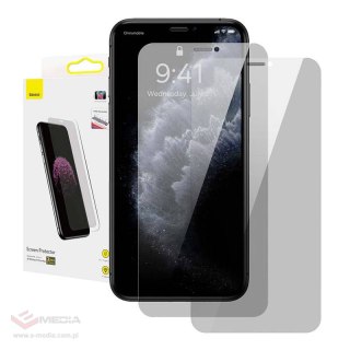 Szkło hartowane z filtrem prywatyzującym 0.3mm Baseus do iPhone XS Max / 11 Pro Max (2szt.)