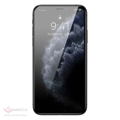 Szkło hartowane z filtrem prywatyzującym 0.3mm Baseus do iPhone XS Max / 11 Pro Max (2szt.)