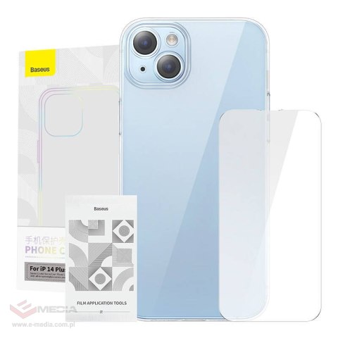 Etui Baseus Crystal Series do iPhone 14 Plus + szkło hartowane