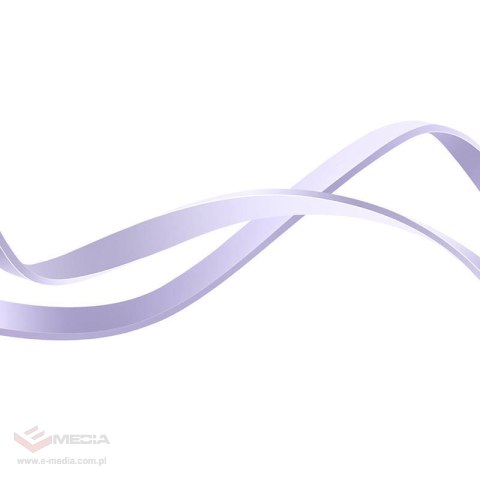 Kabel USB 3w1 Baseus Bright Mirror 3, micro USB / Lightning / USB-C, 66W / 2A, 1.1m (fioletowy)