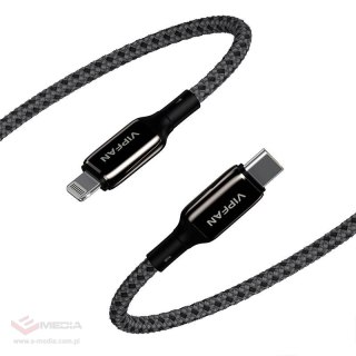 Kabel USB-C do Lightning VFAN P03 1.5m, Power Delivery (czarny)