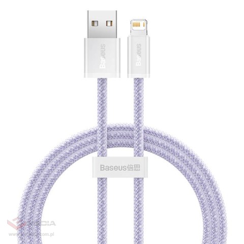 Kabel USB do Lightning Baseus Dynamic 2, 2.4A, 1m (fioletowy)